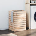 vidaXL Laundry Basket 17.3"x17.3"x26" Solid Wood Pine