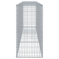 vidaXL Gabion Basket with Cover 39.4"x19.7"x39.4" Galvanized Iron