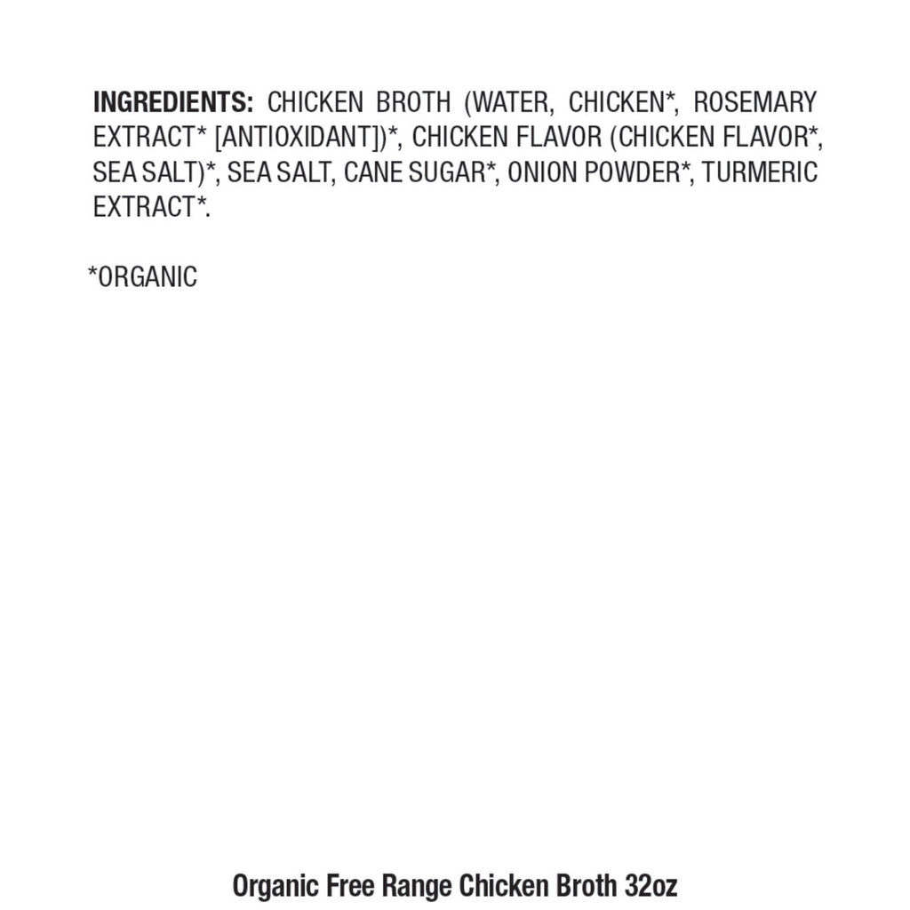 Pacific Natural Chicken Broth (12x32 Oz)