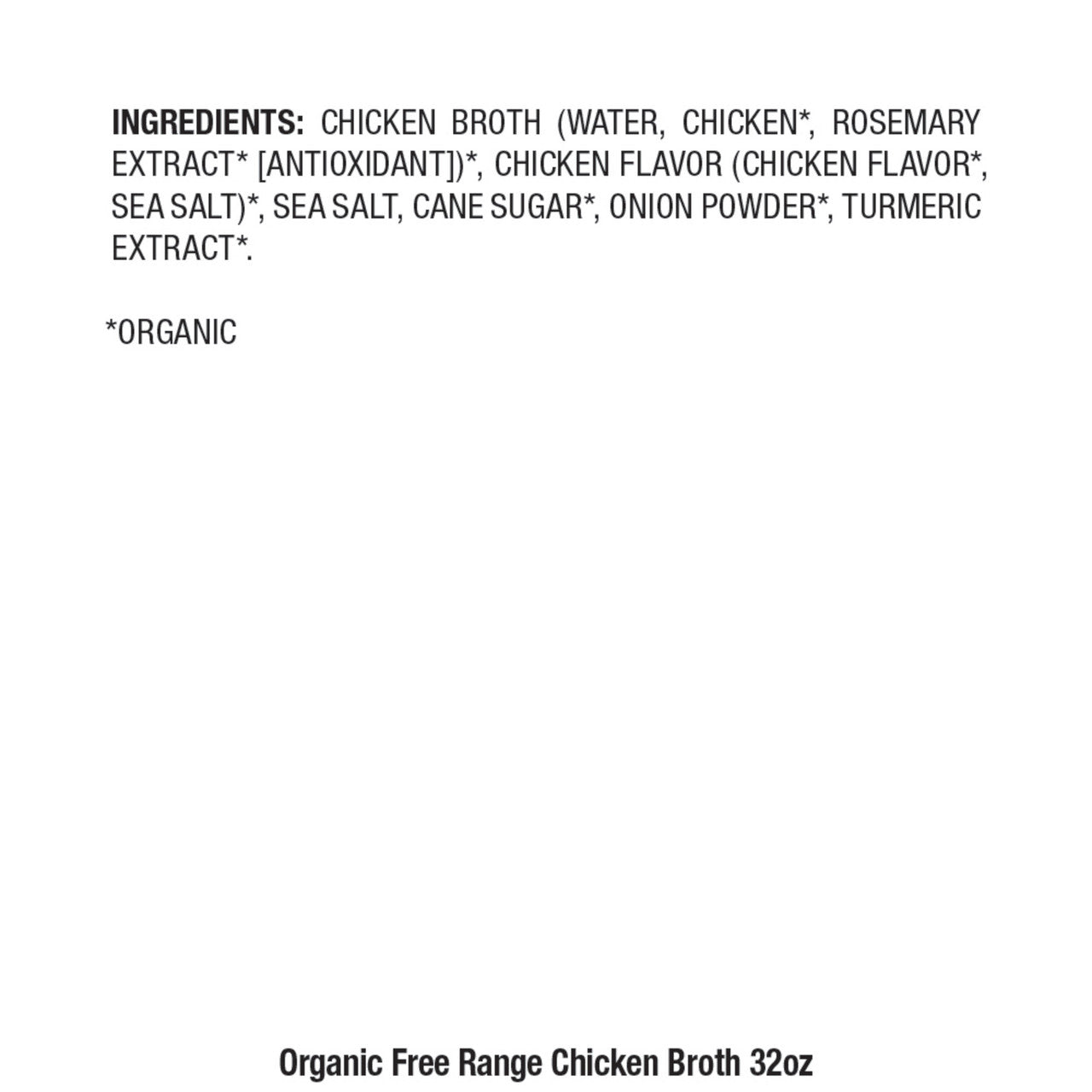 Pacific Natural Chicken Broth (12x32 Oz)